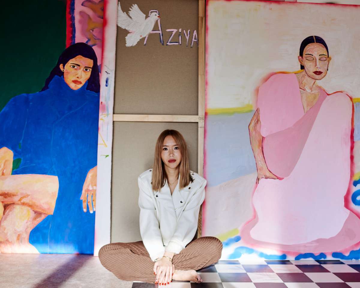 “In my life, nothing has worked out as easily as painting artworks and selling them”—Story of Aziya, a Kyrgyz-Kazakh Artist in Prague